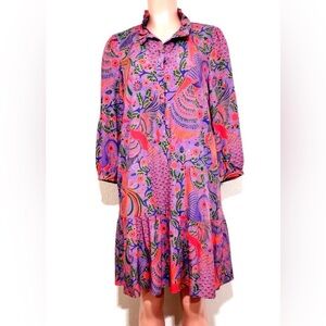 Tuckernuck Peacock Gwyneth Dress Bamboo Shirt Dress OVERSIZED